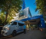 Complimentary scheduled airport shuttle from Jakarta Hotel